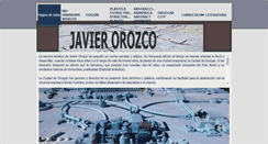 Desktop Screenshot of javierorozcoarte.com